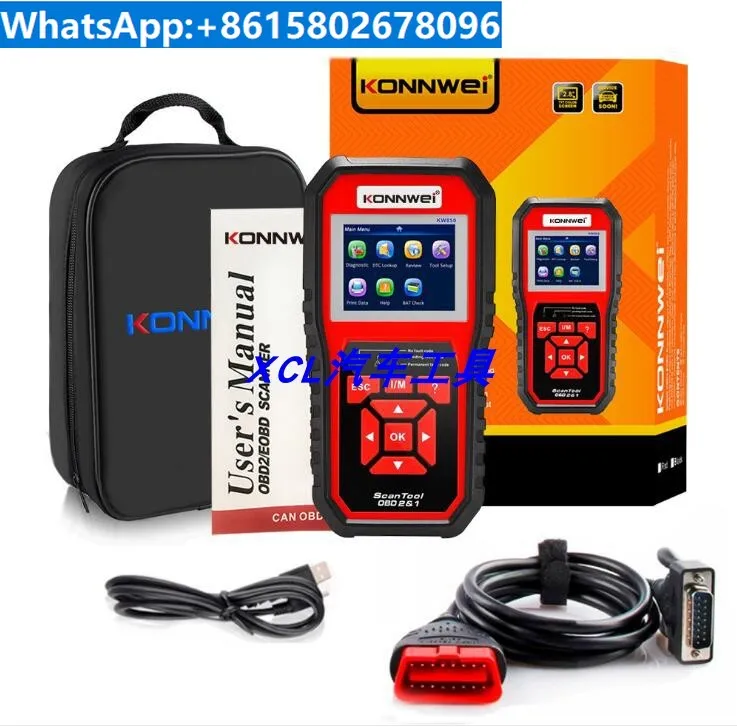 Konnwei Kw850 Obd2 Eobd Scanner Completamente Automatico Strumento Diagnostico Automobilistico Generale