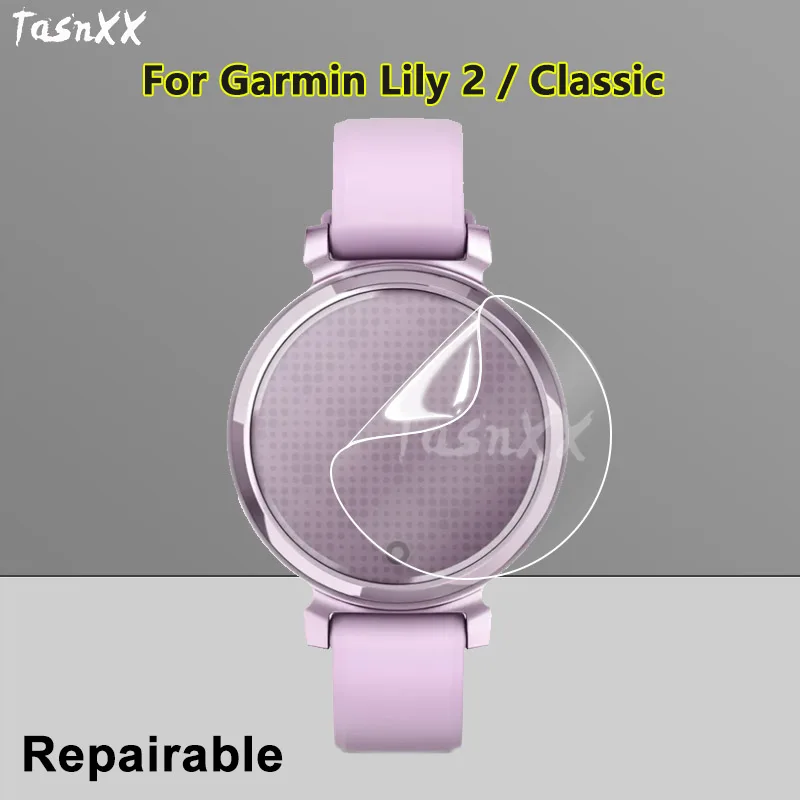 Pellicola Salvaschermo Ultra Trasparente Sottile Per Garmin Lily 2 / Classic Smartwatch Soft Tpu Pellicola Idrogel Riparabile-Vetro Non Temperato