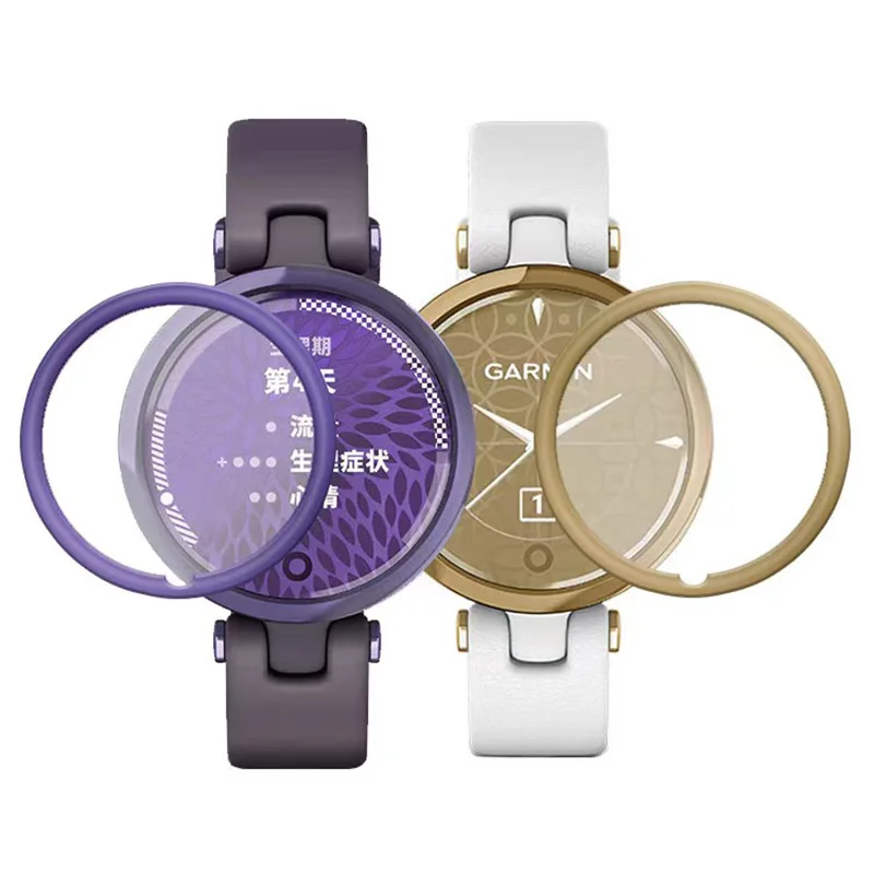 Pellicola Protettiva Curva Pmma Per Protezione Schermo Intero Garmin Lily Smartwatch (Non Vetro)