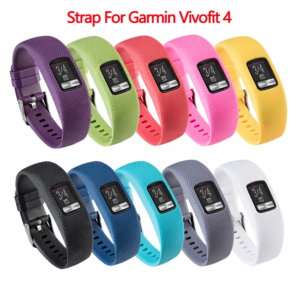 Cinturino In Silicone Per Garmin Vivofit 4 Smartwatch Activity Fitness Watch Strap Per Garmin Vivofit 4 Bracciale Accessorio Garmin4