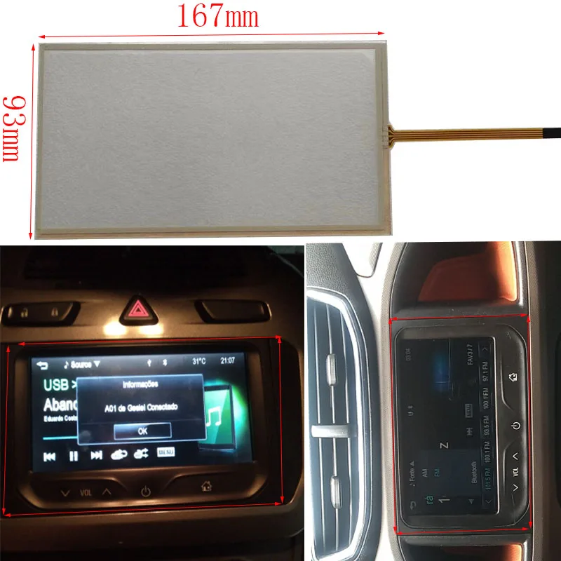 8Pcs 4 Pin Touch Screen Mylink Per Chevrolet Gmc Onix Aveo Spark Prism Trax 2012-2016 Car Cd Audio Player Navigazione Raido