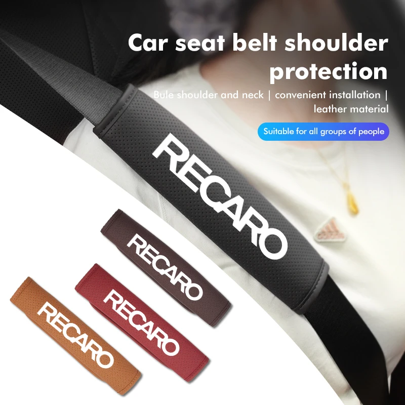 2 Pezzi Copricintura Di Sicurezza Per Auto Tracolla Traspirante Pad Per Recaro Nan