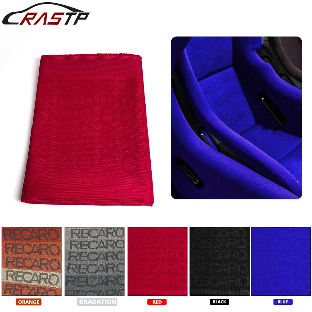 Rastp-Nuovo 1M * 1.5M Cuscino Da Corsa Elegante Jdm Recaro Racing Seats Tessuto Da Sposa Tessuto Tessuto Auto Accessorio Interno Bag072