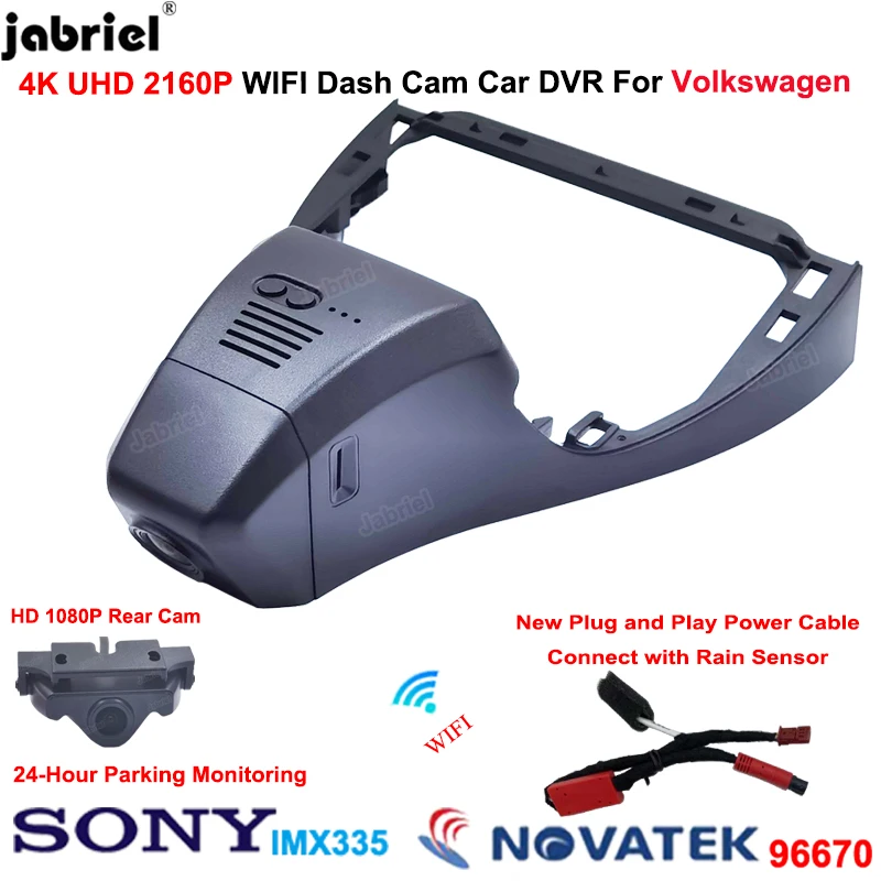 4K Car Dvr Dash Cam Camera Per Volkswagen Vw Id4 Id5 Id6 Id4 Id5 Id6 Id 4 5 6 2021 2022 2023 Videoregistratore Per Audi Q4 E-Tron