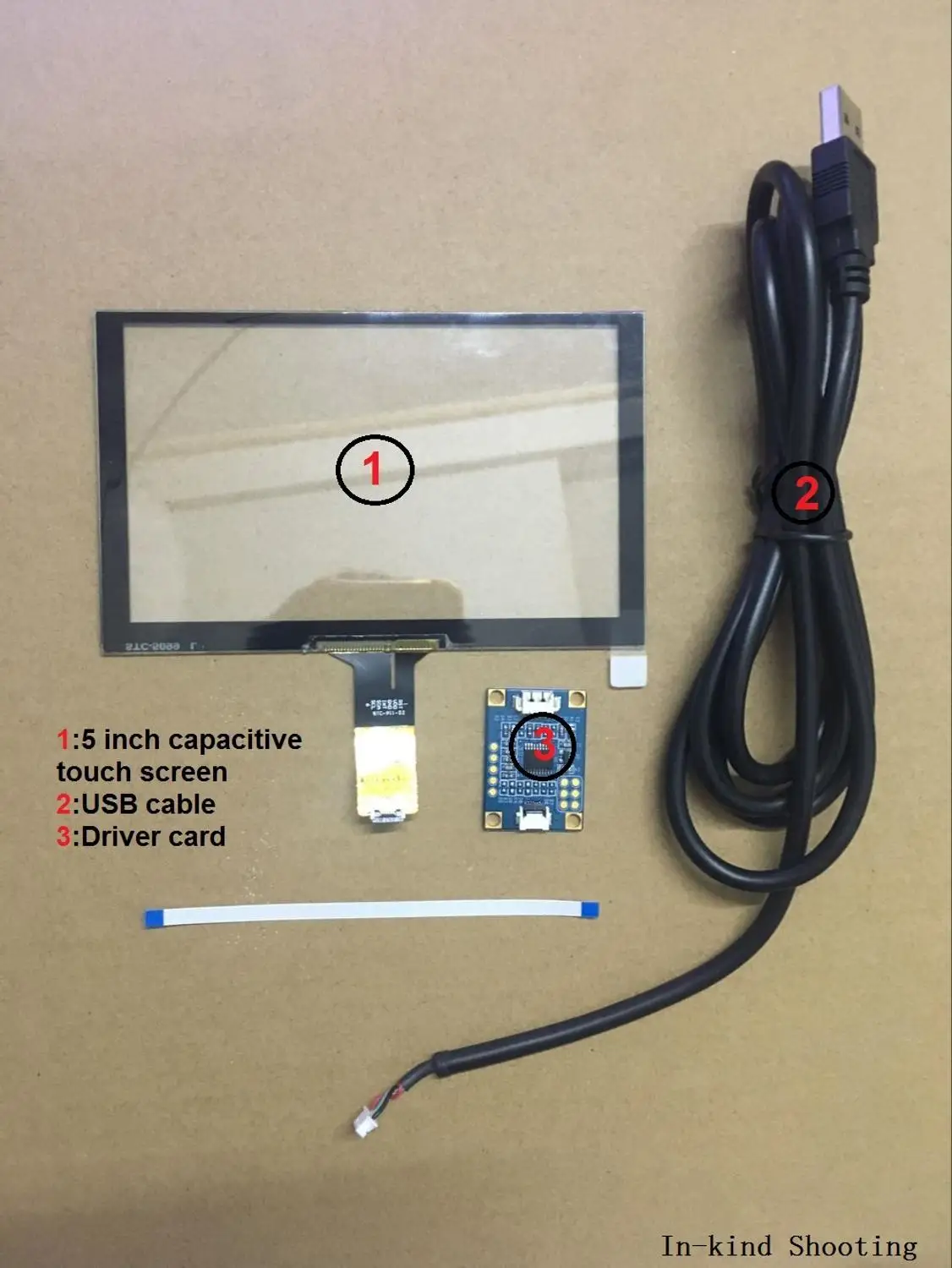 5 Pollici Capacitivo Touch Screen 120 Millimetri * 74 Millimetri 120*74 Millimetri 120*73 Millimetri 6 Pin Finestre Android Universale Digitizer Panne