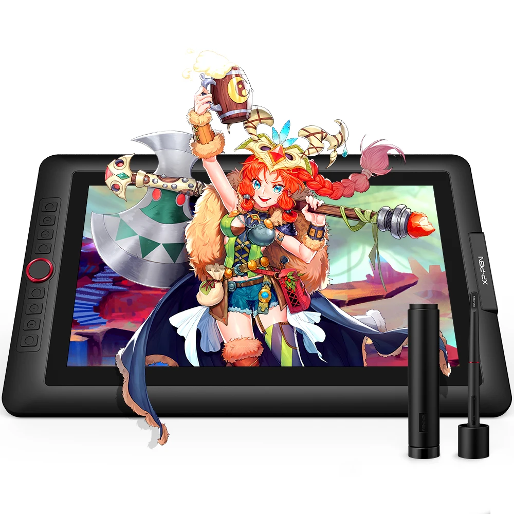 Xppen Artist 15.6 Pro Tavoletta Grafica Digital Drawing Monitor Pen Display 8192 Livelli 120% Srgb Pen Display Support Windows Mac