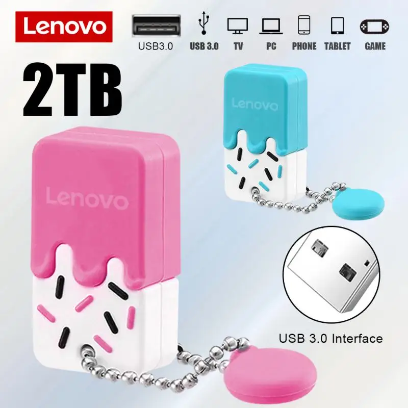 Lenovo Usb 3.0 Flash Drive 2Tb 1Tb Pendrive 512Gb 256Gb 128Gb Usb3. 0 Memory Stick Pen Drive Flash Usb Disk Miglior Regalo Per Tablet