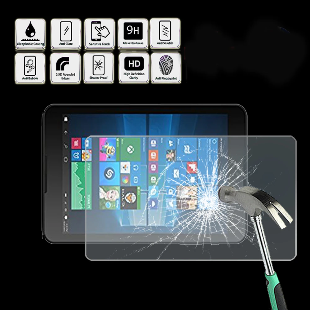 Per Tesco Windows Connect 9 8.9 "-Custodia Protettiva Per Schermo In Vetro Temperato Per Tablet