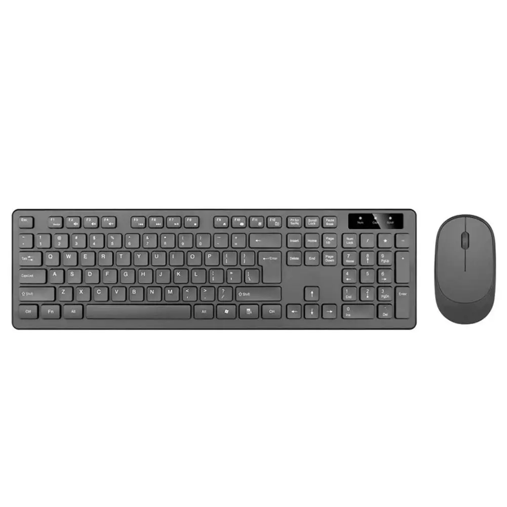 Bluetooth-Compatibile 2.4G Wireless Keyboard Mouse Combo Protable Mini Multimedia Keyboard Mouse Set Per Windows Laptop Tablet