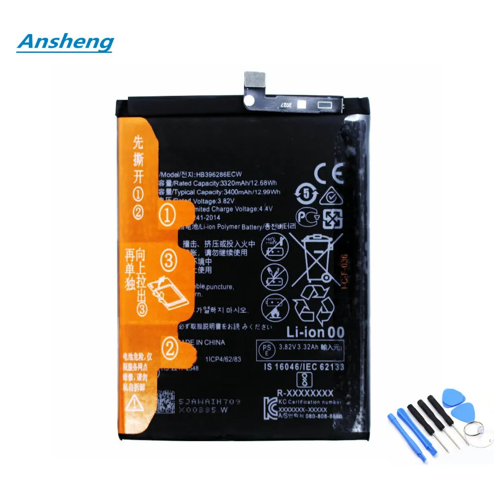 Batteria Muslimex Originale Per Huawei Honor 10I 20I /10 20 Lite/P Smart + 2019 Pot-Lx1T Pot-Lx3 Pot-L23 Pot-Lx1 Pot-L21 Pot-Lx2