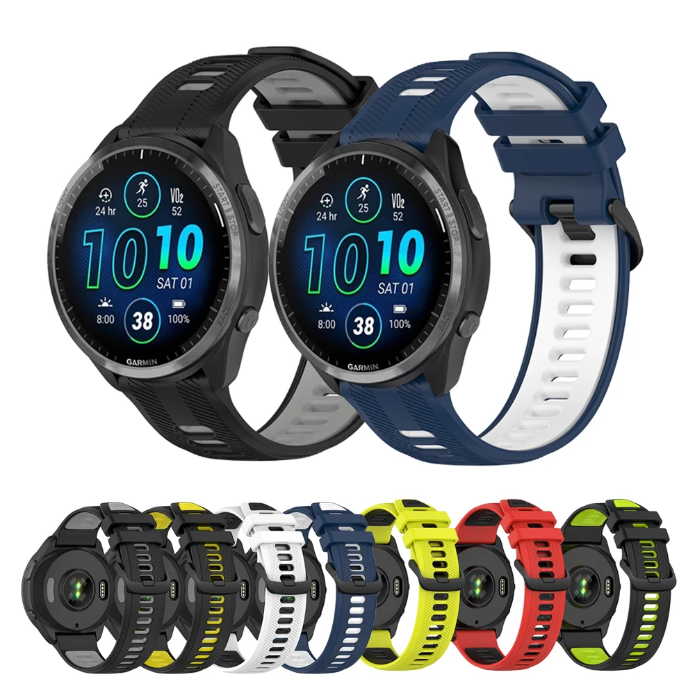 Cinturino Sportivo In Silicone Per Garmin Forerunner 965/955/945 Bracciale Per Garmin 945 Lte 935 Cinturino Accessori Sostituibili