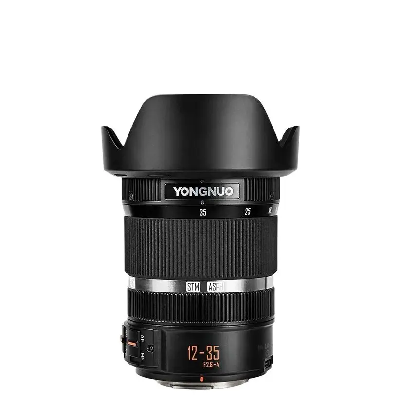Yongnuo Yn12-35Mm F2.8-4 M4/3 Dsm Af Zoom Interno Close Up Obiettivo Della Fotocamera Per M4/3 Mount Panasonic Olympus G95 Gf9 Gx9