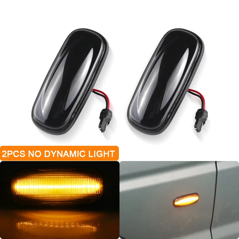 2 Pezzi Somked Nessun Errore Ambra Led Luce Di Posizione Laterale Per Land Rover Discovery 2 1999-2004 Defender Freelander 1 2002-2005