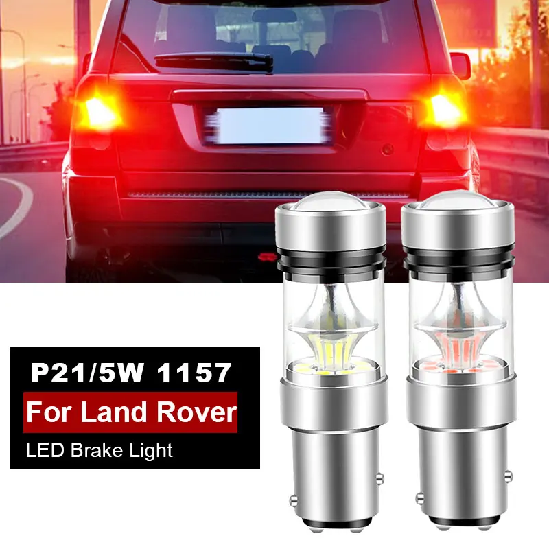 2Xfor Land Rover Defender Pick Up Platform Discovery 2 3 Freelander Range Rover Sport 1 Led Brake Light Blub Lamp P21/5W Bay15D