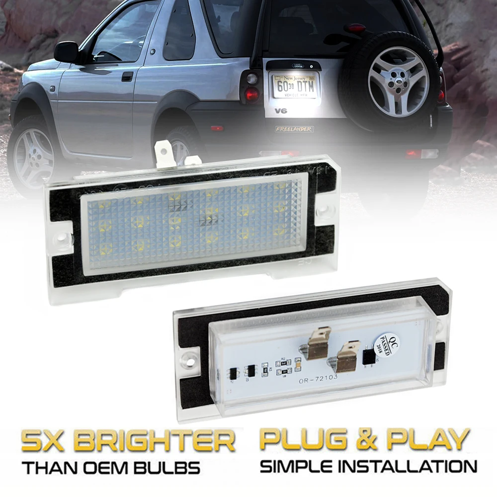 1Pc Canbus No Errore Numero Di Licenza Led Luce Targa Per Land Rover Freelander 1 1997 1998 1999 2000 2001 2002 2003 2004 2005 2006