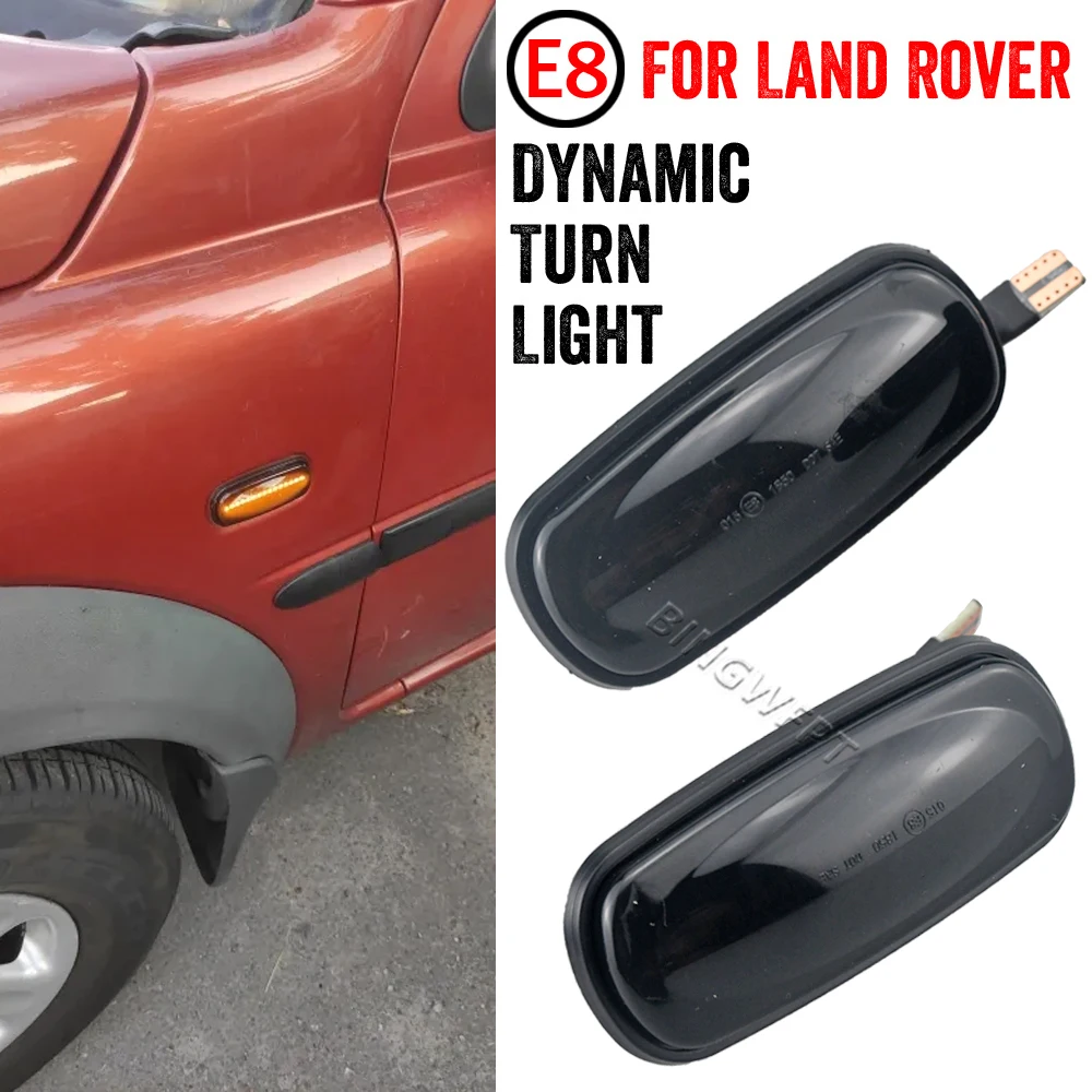 Per Land Rover Land Rover Discovery 2 99-04 Defender Freelander 1 02-05 Led Side Marker Light Repeater Indicatore Lampada
