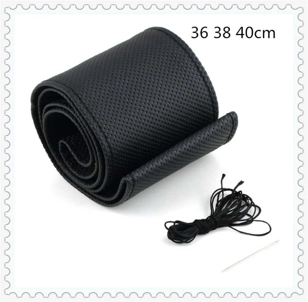 Universal Car Steering Wheel Cover In Pelle Artificiale Tessuto Ricambi Auto Per Land Rover Rangehse Sc Versione Sportiva Freelander