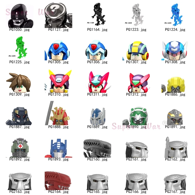 Single Alien Movie Predator Robot Models Action Figures Accessori Building Blocks Giocattoli Per Bambini Serie-142