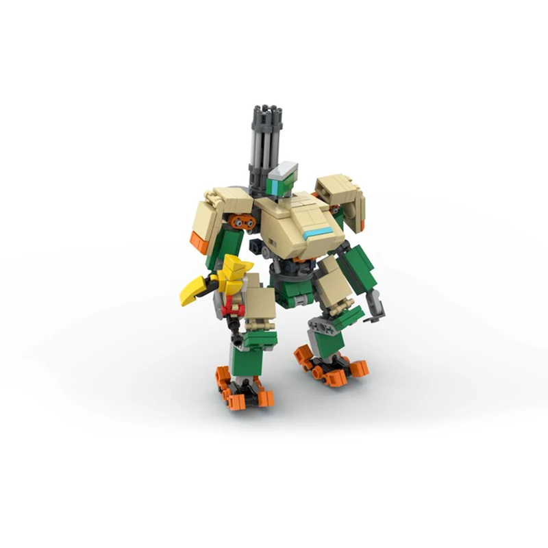 Moc Creazione Bastion Vanguard Morfio Robot Building Blocks Kit Gatling Machine Destroyer Armi Idea Gioco Giocattoli Per Bambini Regalo