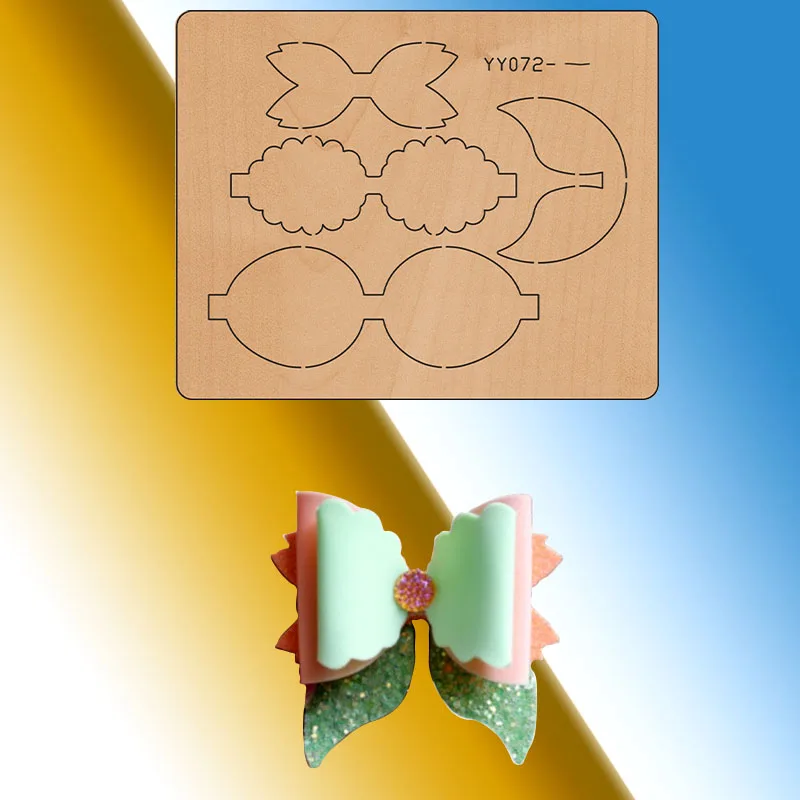 Jk -Bow Cutting Muore Stampo In Pelle Artigianale Fai-Da-Te Scrapbooking Adatto Per Grandi Colpi Comuni E Sizzix Machinesyy071