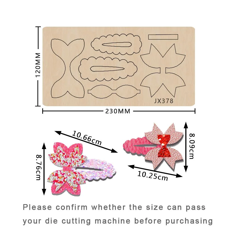 Fiocco Fermaglio Per Capelli Fustelle Fai Da Te Tornante Fatto A Mano Taglierina In Metallo Muore Stampo Laser Adatto Per Sizzix Big Shot Machines