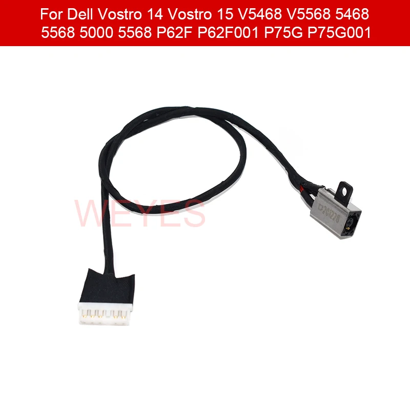 Nuovo Per Dell Vostro 14 Vostro 15 V5468 V5568 5468 5568 5000 5568 P62F P62F001 P75G P75G001 Jack Di Alimentazione Cc Con Presa Per Cavo