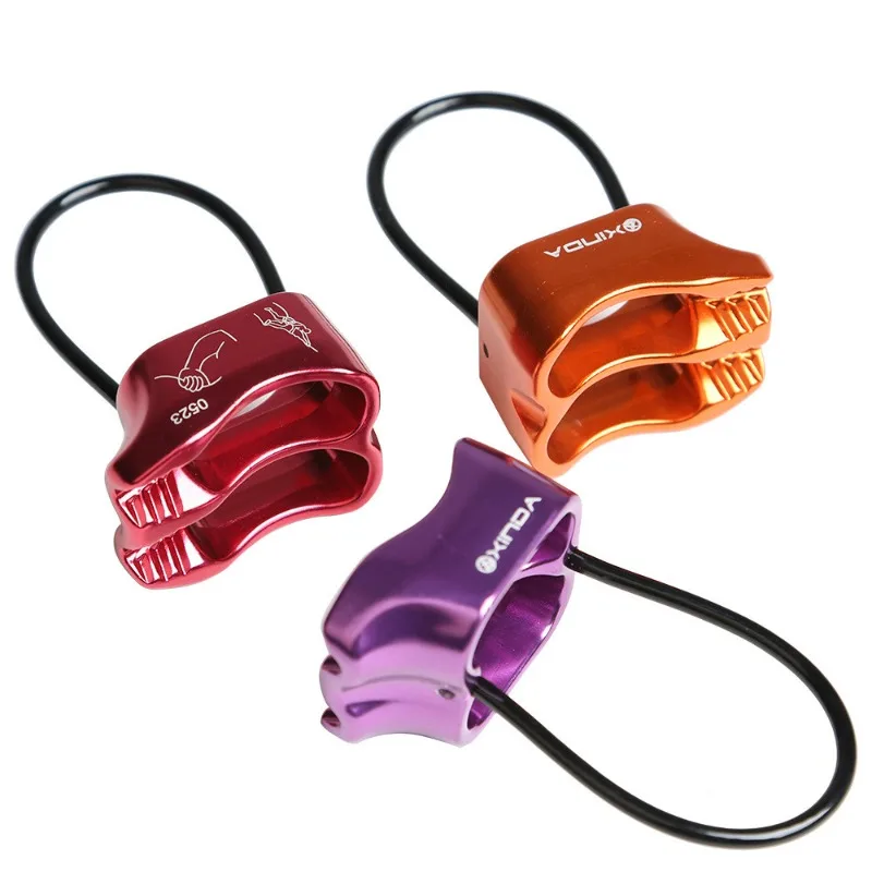Campeggio All'Aperto Ed Escursionismo In Alluminio 25Kn Professionale Rappel Atc Belay Device Discensore Rock Climb Equipment