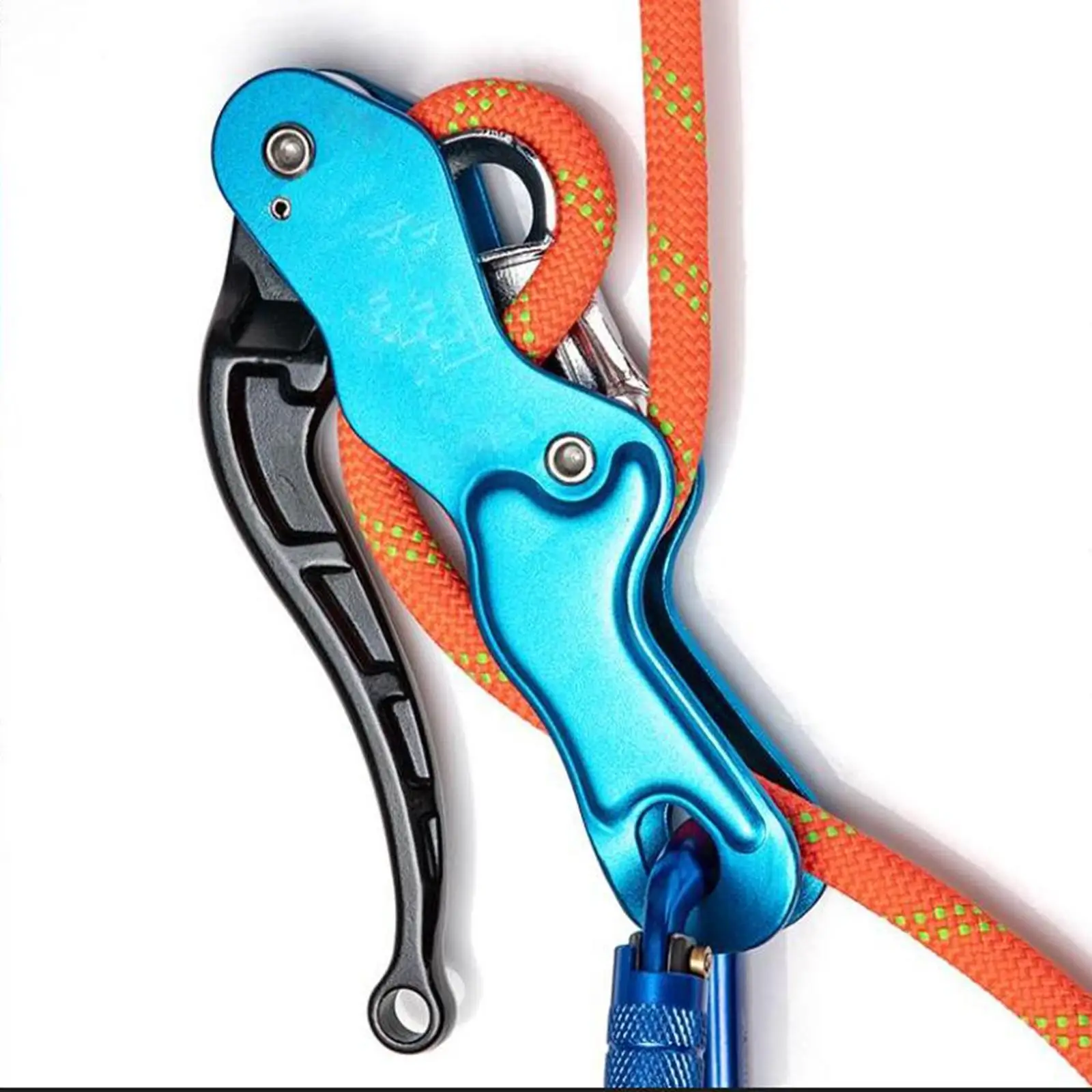 Dispositivo Professionale Autofrenante Discensore Belay Per L'Arrampicata Su Roccia Sartiame Gear-12Mm Corda Singola