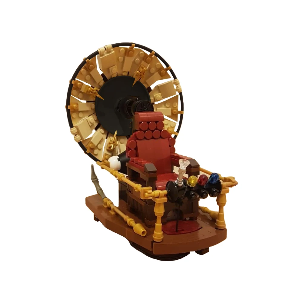Moc-48378 Retro The Time Machine Model Building Block Set Sci-Fi Creativity Time Machine Per Bambini Regalo Di Compleanno Di Natale