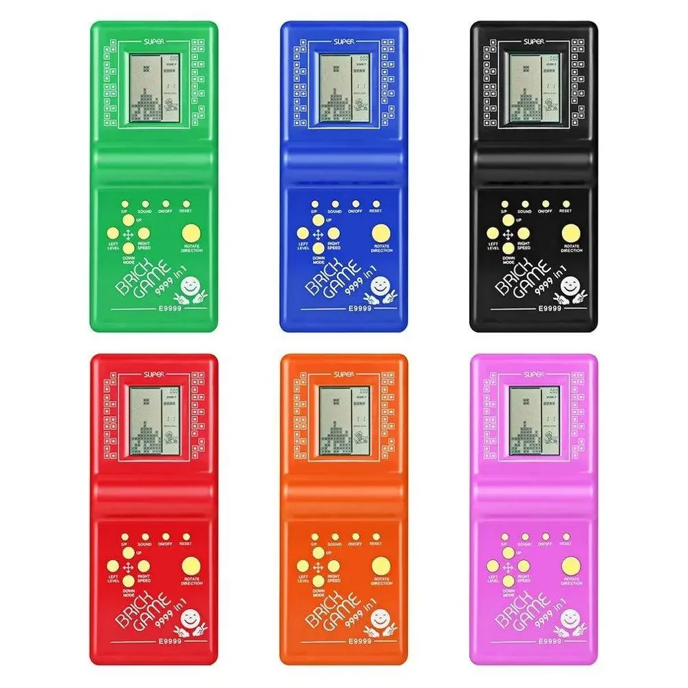 Kakbeir Classic Handheld Game Machine Brick Game Kids Game Machine Toy Con Riproduzione Musicale