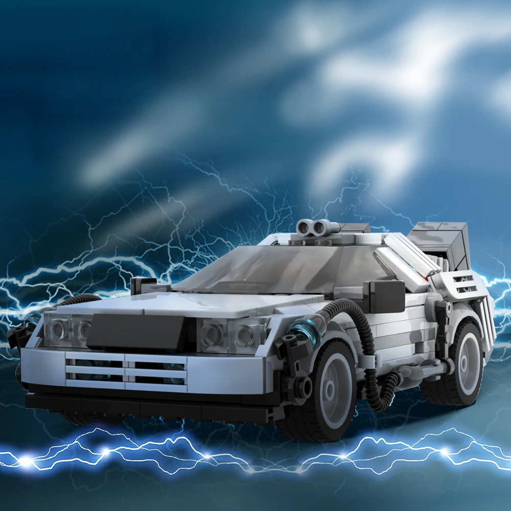 Moc 30085 Dmc Delorean Time Machine Bricks Car Set Model Back To The Future Time Machine Car Building Block Toys Regalo Di Compleanno