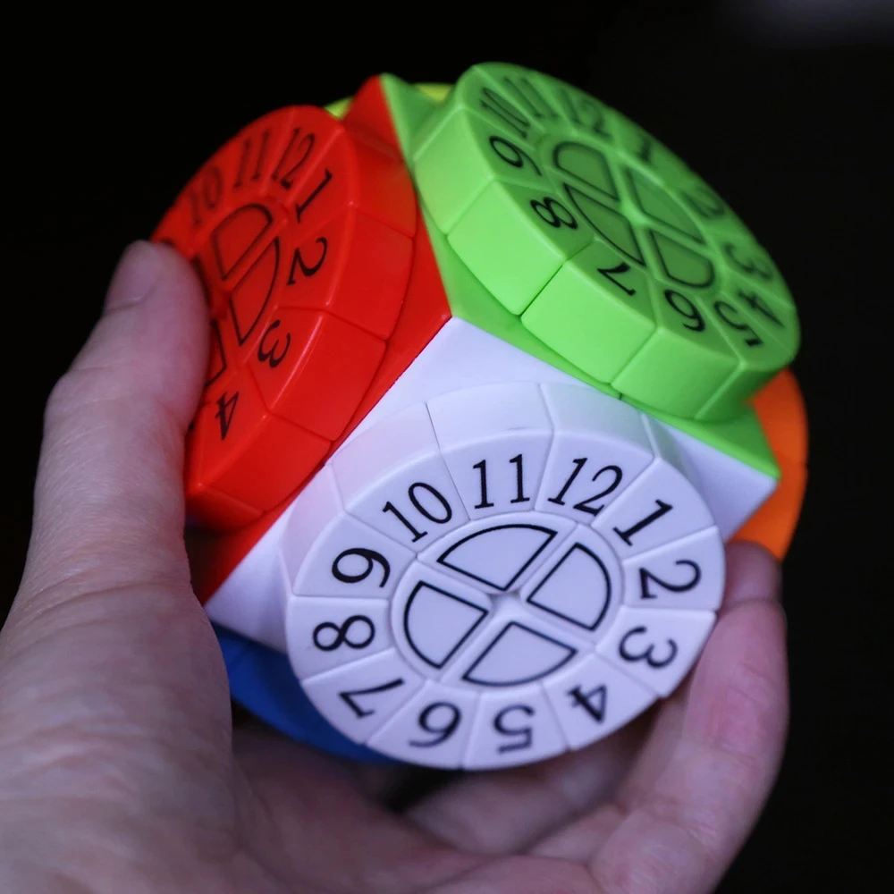 Magic Cube Time Machine Professional Speed 3D Puzzle Fidget Cube Montessor Giocattolo Educativo Rompicapo Gioco Per La Fornitura Di Feste
