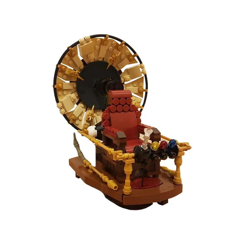 Moc-48378 Retro Time Machine Building Block Set High-Tech Block Model Toy Regalo Di Compleanno Di Natale Per Bambini