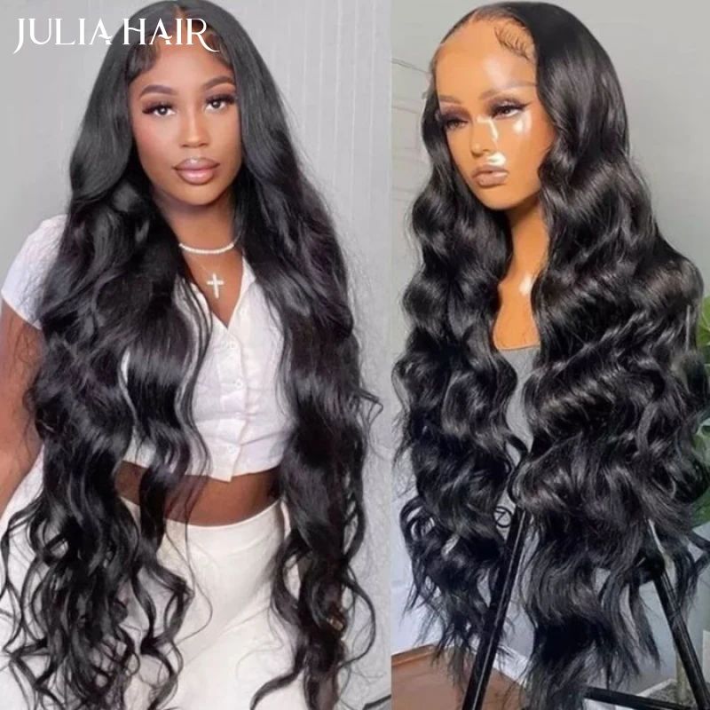 Parrucca Frontale Del Merletto Dell'Onda Del Corpo Hd A Prezzi Accessibili Dei Capelli Di Julia Parrucca Pre Pizzicata Dei Capelli Umani Glueless Time