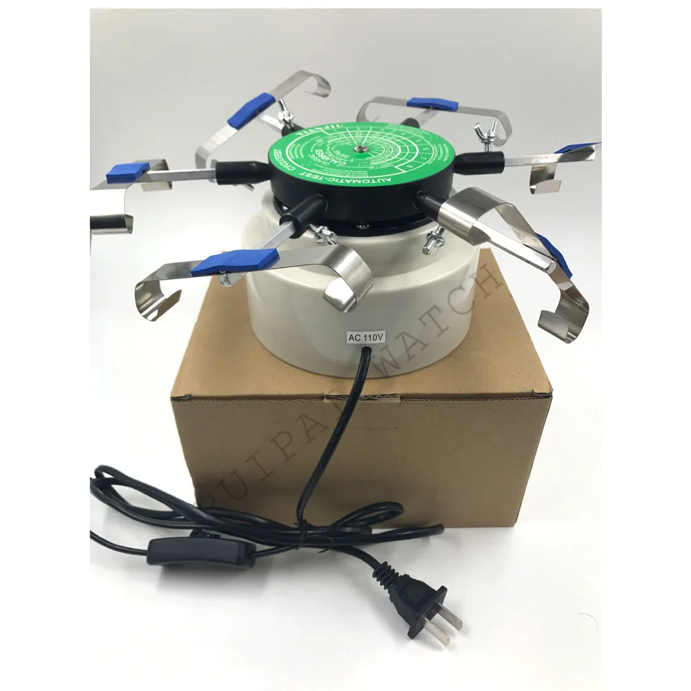 220V Automic Test Cyclotest Watch Tester Machine Watch Winders Per Sei Orologi Contemporaneamente