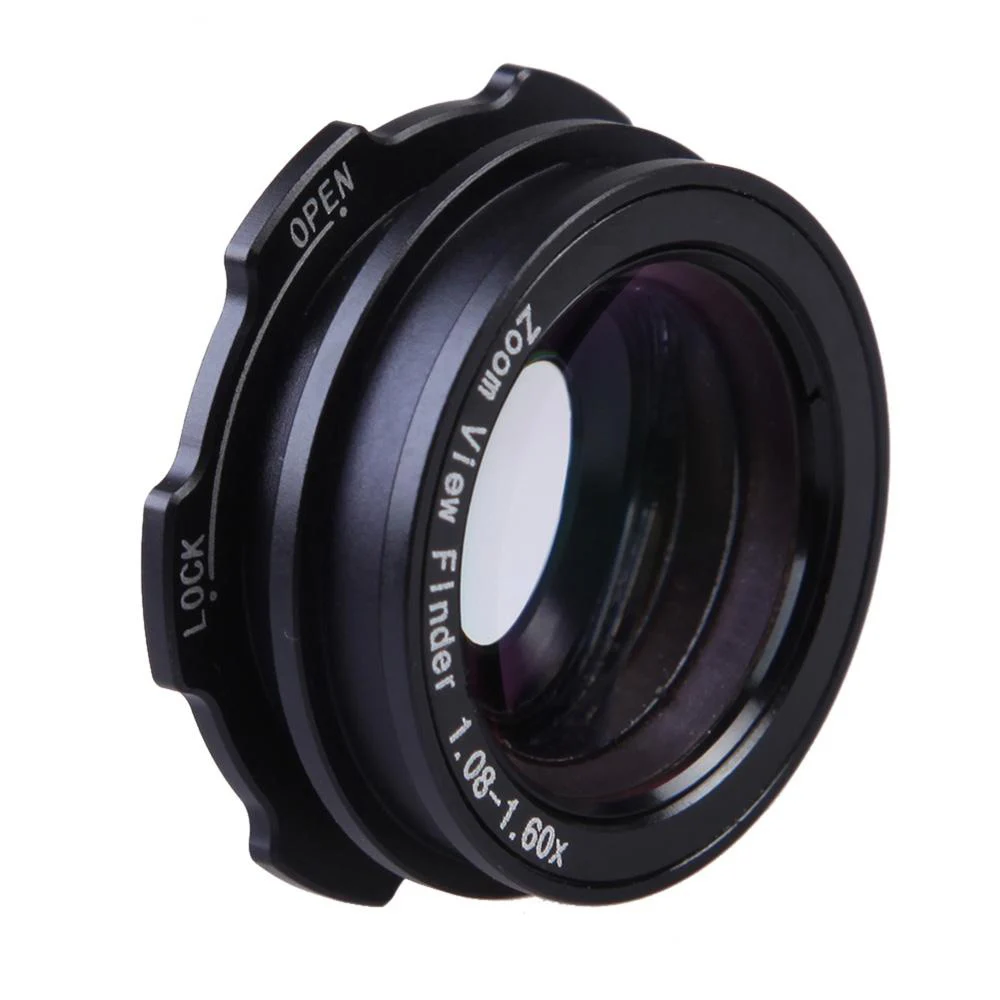 1.08X-1.60X Zoom Viewfinder Lente D'Ingrandimento Oculare Per Canon Nikon Pentax Sony Olympus Samsung Sigma Minoltaz Fujifilm Slr Camera