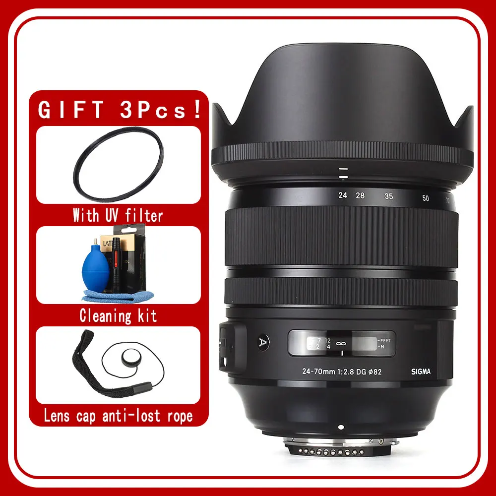 Sigma 24-70Mm F2.8 Dg Os Hsm | Art Lens Per Canon Nikon