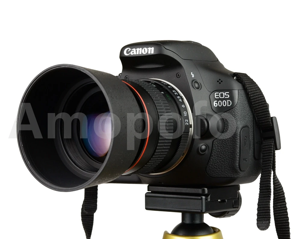 Amopofo 85Mm F/1.8 Teleobiettivo Medio Ritratto Prime Lens Per Canon Eos Ef Camera