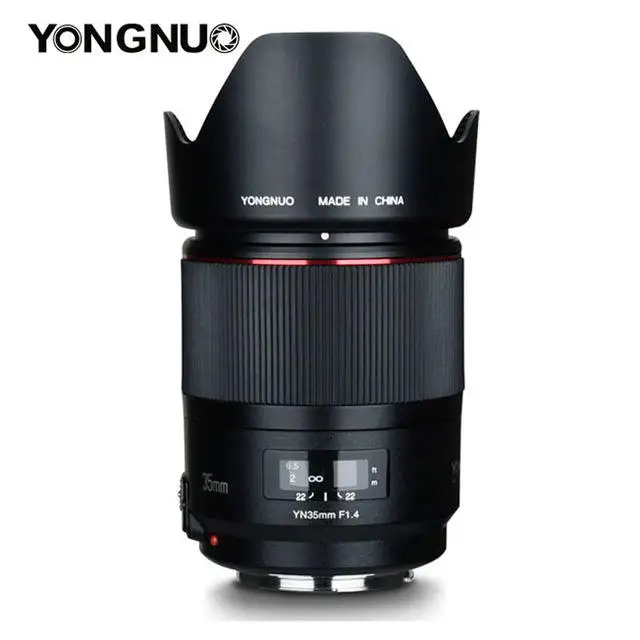 Yn35Mm F1.4 Obiettivo Grandangolare Per Obiettivo Canon Bright Aperture Prime Dslr Per Obiettivo Canon 600D 60D 5Dii 5D 500D 400D
