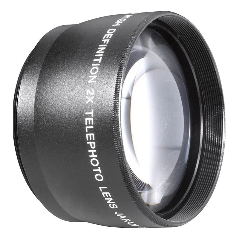 Vendita Al Dettaglio 55Mm 2X Teleobiettivo Teleconverter Per Canon Nikon Sony Pentax 18-55Mm