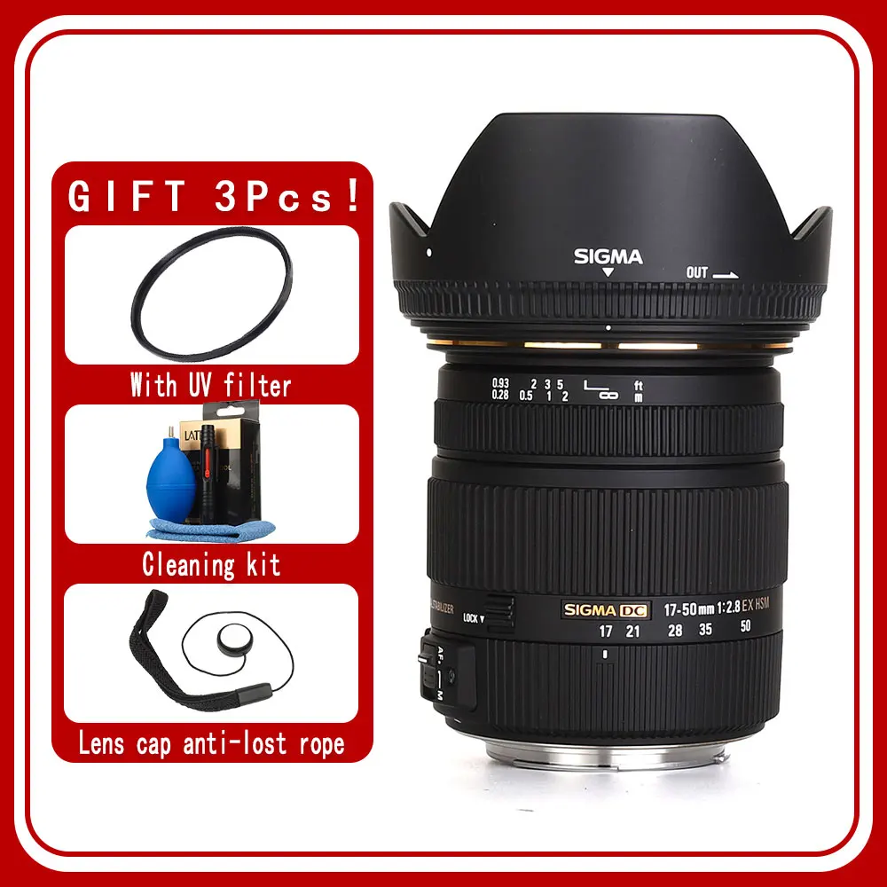 Obiettivo Sigma 17-50Mm F2.8 Ex Dc Os Hsm Per Nikon Canon