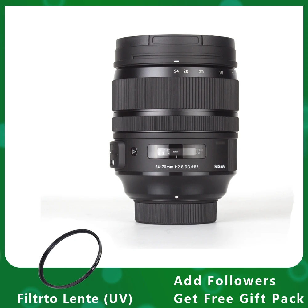 Sigma 24-70Mm F2.8 Dg Os Hsm Art Lens Per Canon O Nikon Mount