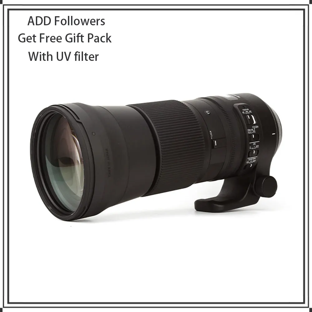 Sigma 150-600Mm F5-6.3 Dg Os Hsm Obiettivo Contemporaneo Per Nikon Canon Mount