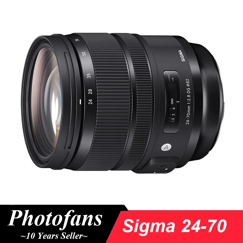 Sigma 24-70Mm F/2.8 Dg Os Hsm Art Lens Per Fotocamera Nikon Canon Dslr