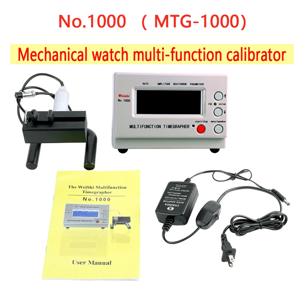 Weishi No.1000 Timegrapher Vigilanza Tester Meccanico Tempi Orologio Strumenti Di Riparazione Di Taratura Della Macchina Us/Eu Plug 110-220V
