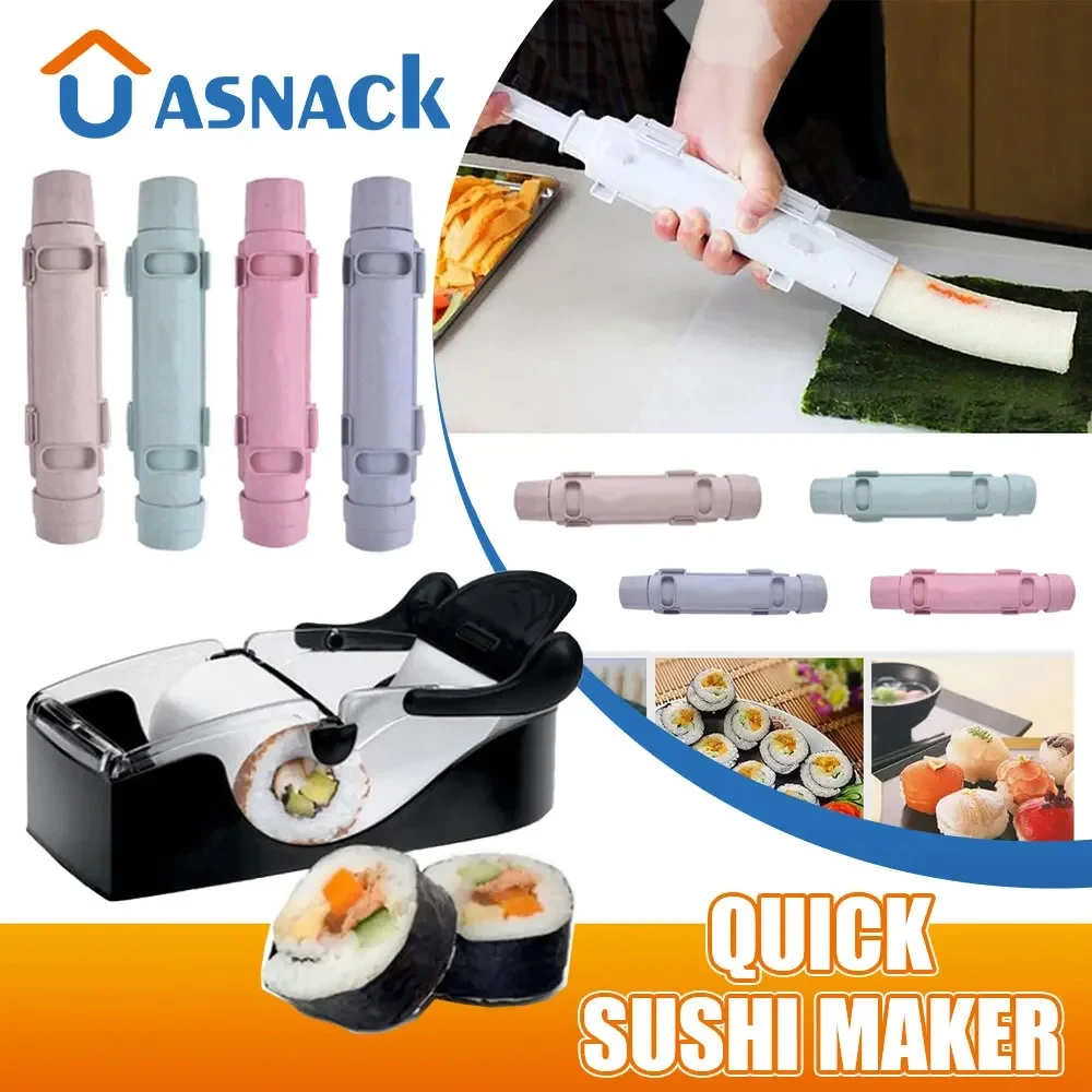 Sushi Maker Quick Sushi Bazooka Rullo Giapponese Stampo Per Riso Verdura Carne Rotolamento Macchina Per Fare Fai Da Te Cucina Strumenti Per Sushi