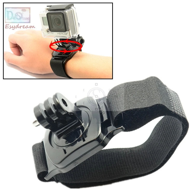 Nastro Magico Di Rotazione Di 360 Gradi Wristband Wrist Strap Mount Cintura Per Gopro Hero2 3 4 5 6 7 Sessione Di Fusione Impermeabile Di Immersione S