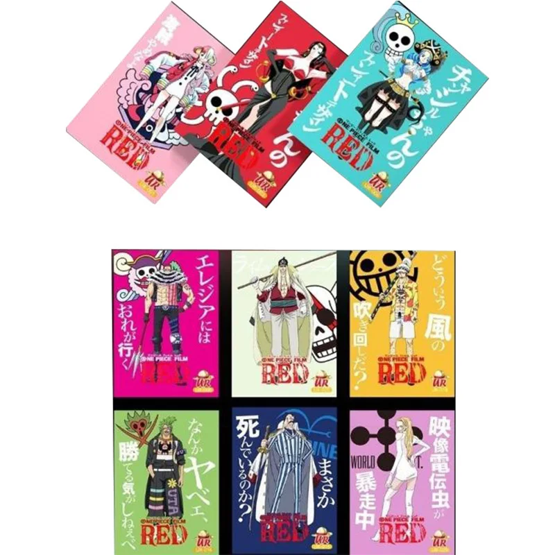 Anime One Piece Kawaii Ur Cr Mr Ssr Rufy Nico Robin Nami Edward Newgate Toys For Boys Collection Cards Regalo Di Compleanno