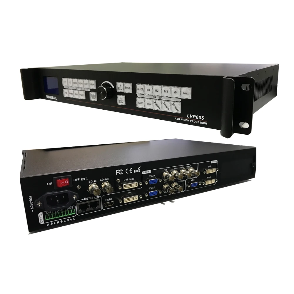 Muen Shenzhen Vx400 Vx600 Vx1000 Controller Video Audio Professionale, Display A Led Del Processore Video Video
