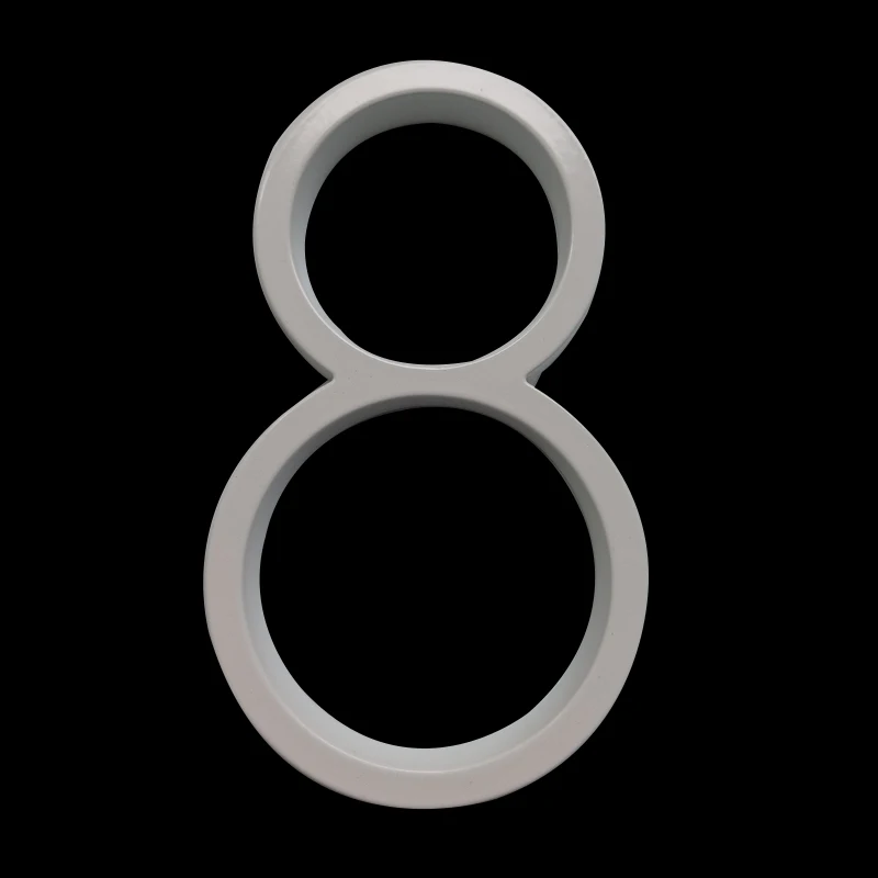 12Cm Numeri Civici Moderni Porta Indirizzo Casa Numeri Per Casa Huisnummer Numeri Casa Targhe Esterne 5 Pollici. #0-9